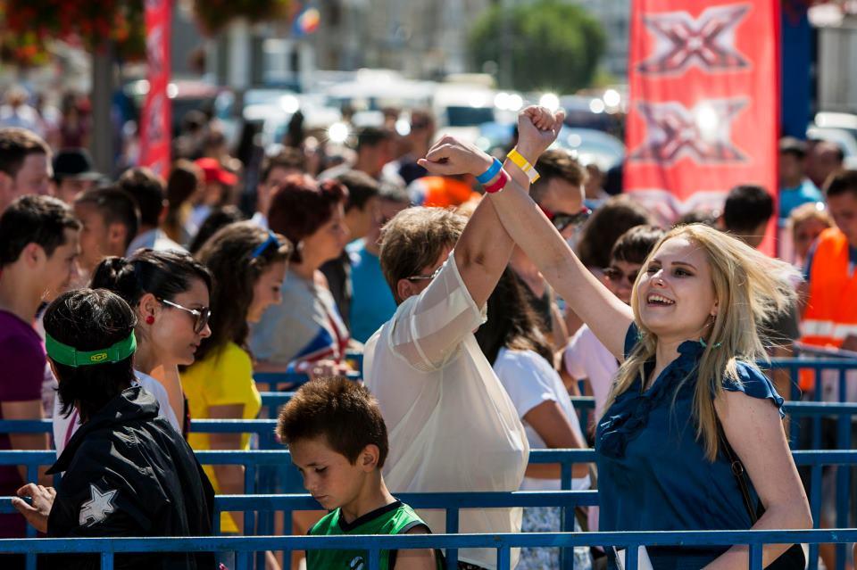 FOTO! Vezi cum a fost la auditiile X Factor din Cluj, Iasi si Bucuresti!