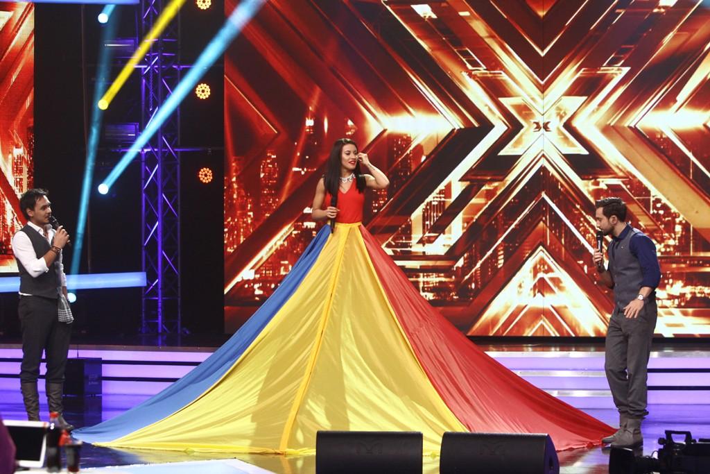 Nicoleta Nucă, imobilizată pe scena „X Factor” în prima gală live