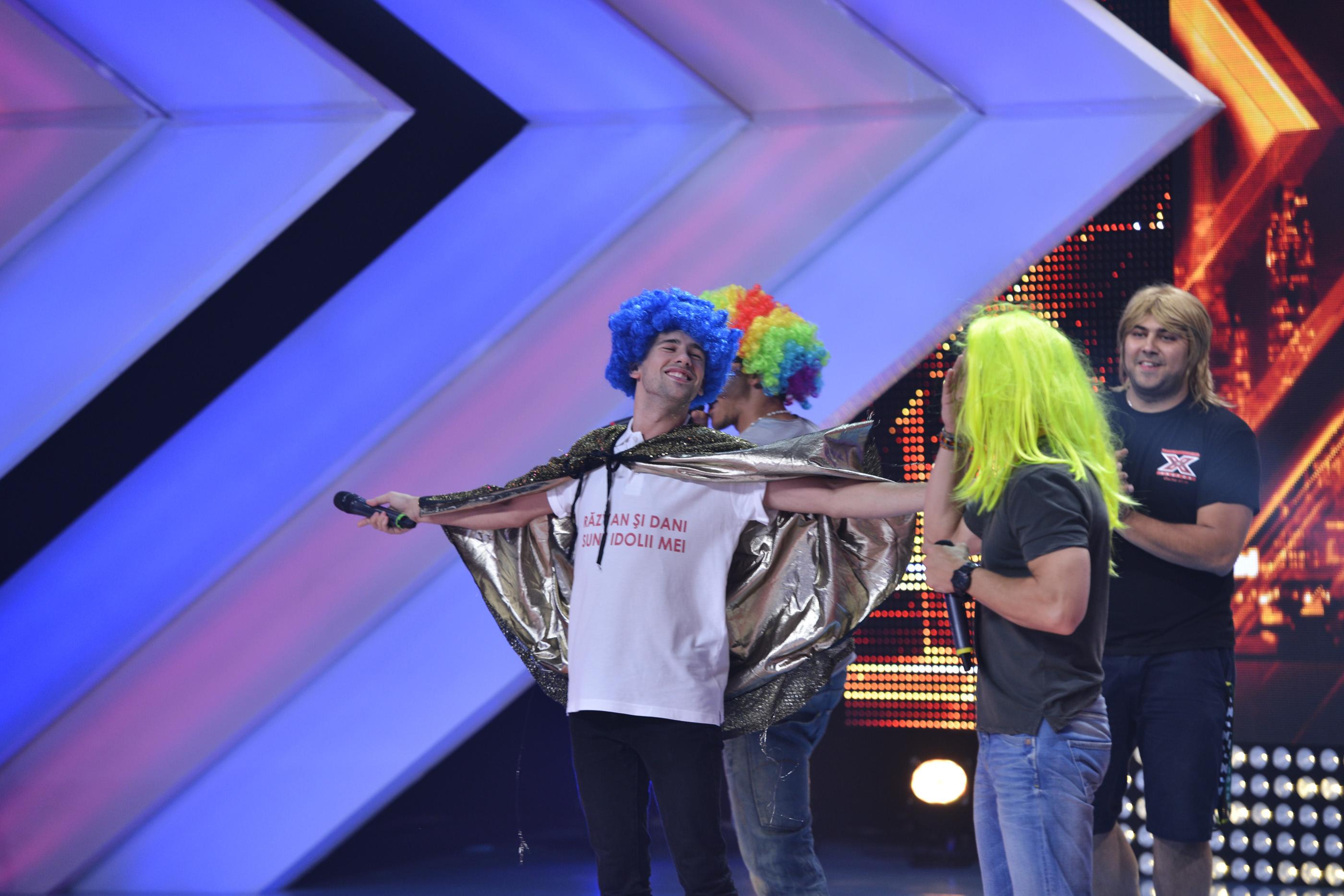 Florin Ristei pe scena "X Factor"