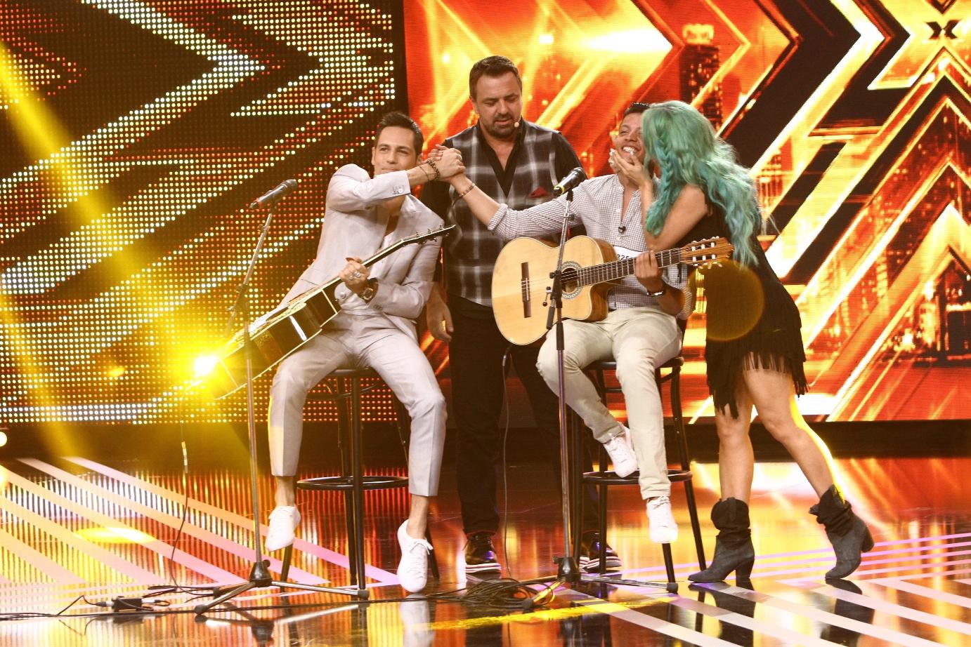 În formulă completă! Cei trei jurați X Factor au cântat împreună pe scena show-ului