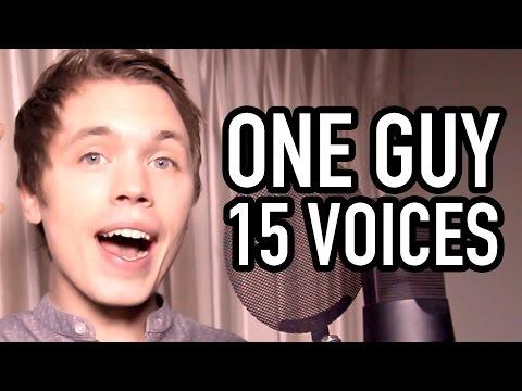 VIDEO VIRAL! 15 dintre CELE MAI BUNE VOCI din lume, într-o singură persoană! Vezi cum îi imită pe cântăreți acest tânăr!