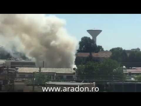 Explozie în Arad!  Un tramvai a sărit în aer! IMAGINI de la fața LOCULUI