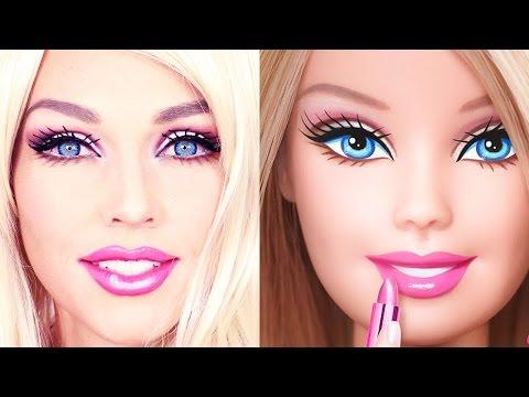 O tânără îți arată cum să te machiezi ca o păpușă Barbie! Tutorialul este de milioane! (VIDEO)