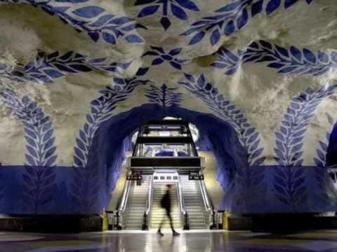 Galerie FOTO! Metroul din Stockholm, cel mai frumos muzeu mobil din Europa