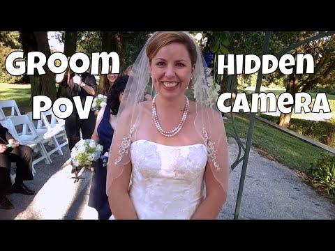 VIDEO! Nunta prin ochelarii mirelui. Si-a montat o camera si a inregistrat totul