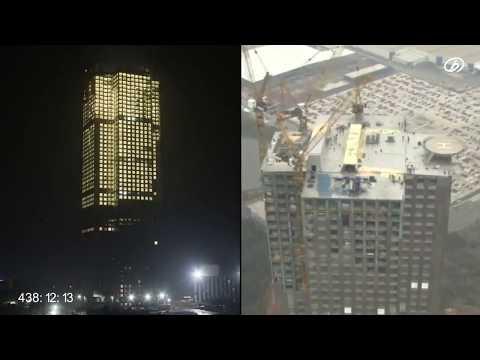 VIDEO UIMITOR: Un zgârie-nori de 57 de etaje, gata în doar 19 zile! Vezi unde s-a întâmplat minunea şi cum arată clădirea