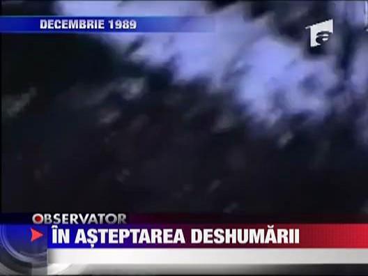 Deshumarea sotilor Ceausescu ar putea adanci misterul Revolutiei