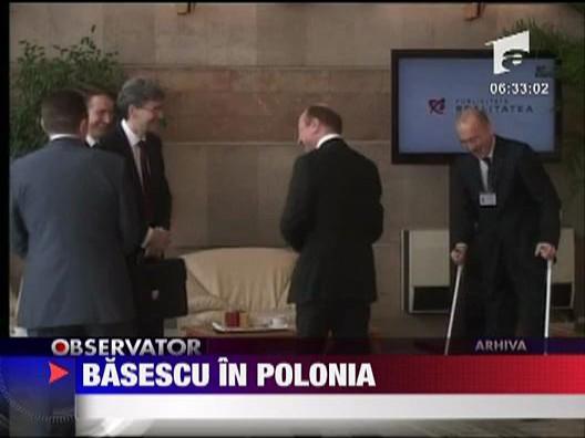 Basescu este in vizita de stat in Polonia