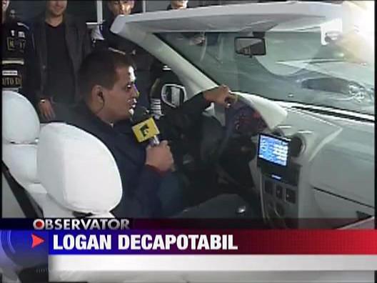 Dacia Logan decapotabila, prezentata de o firma de tuning autohtona