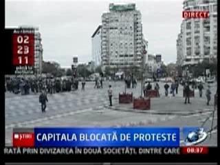 UPDATE! Mitingul din Capitala s-a incheiat. Sindicalistii ameninta cu greva generala