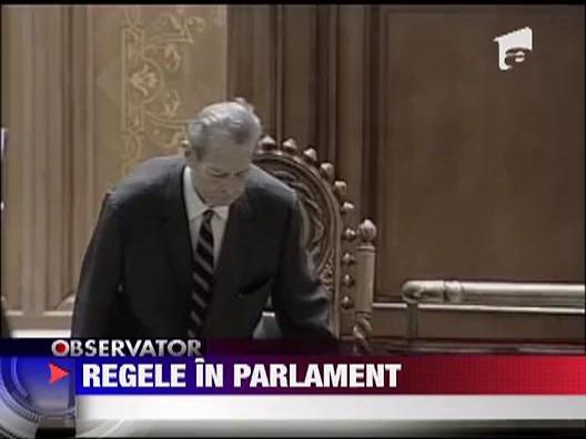 Regele Mihai I, in Parlamentul Romaniei dupa 64 de ani de la abdicare