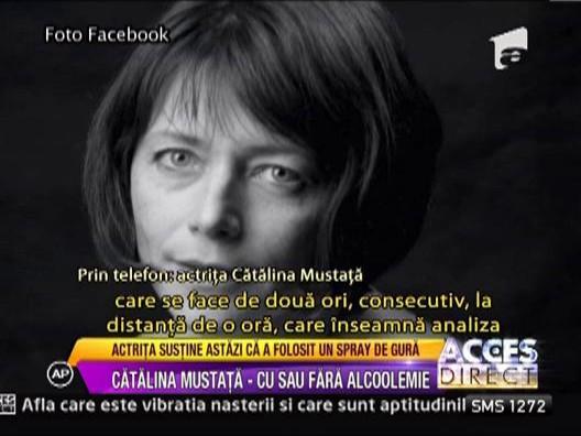 Catalina Mustata sustine ca nu a condus sub influenta alcoolului: 