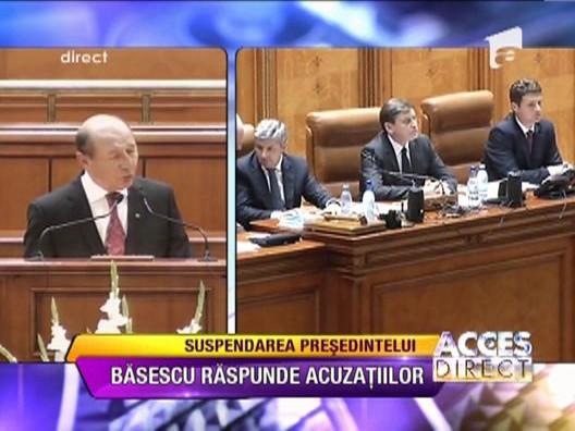 UPDATE! Traian Basescu a fost SUSPENDAT din functia de presedinte!
