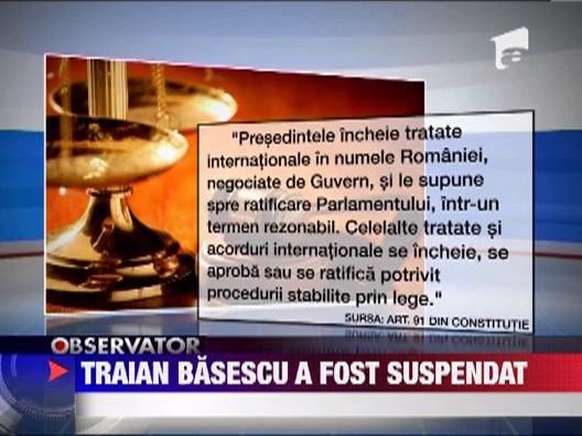 Crin Antonescu preia interimatul functiei de sef al statului