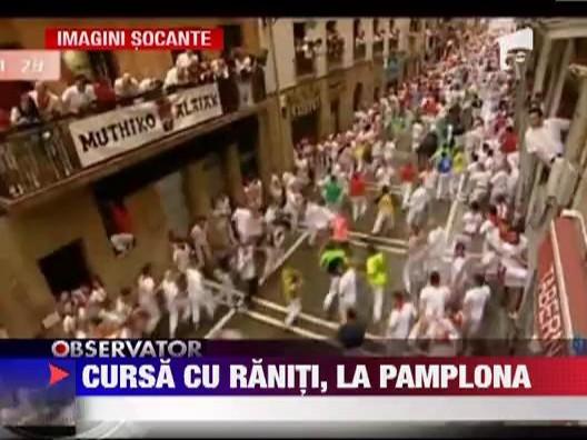 Taurii au facut primele victime la cursa traditionala din Pamplona