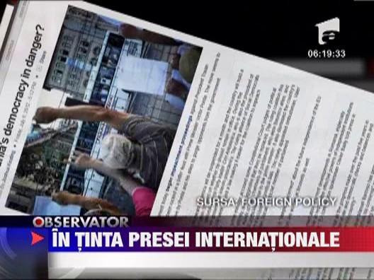 Suspendarea presedintelui Traian Basescu, in presa internationala