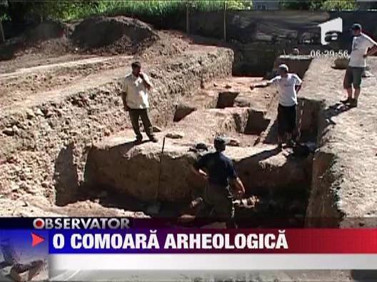 O comoara arheologica a fost descoperita la cetatea medievala din Baia Mare