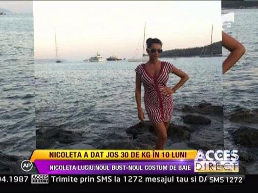 Nicoleta Luciu, sexy pe iaht in vacanta din Croatia