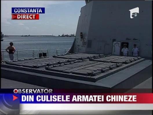 Chinezii au debarcat in Portul Constanta - Fregata Yan Tai, principala atractie