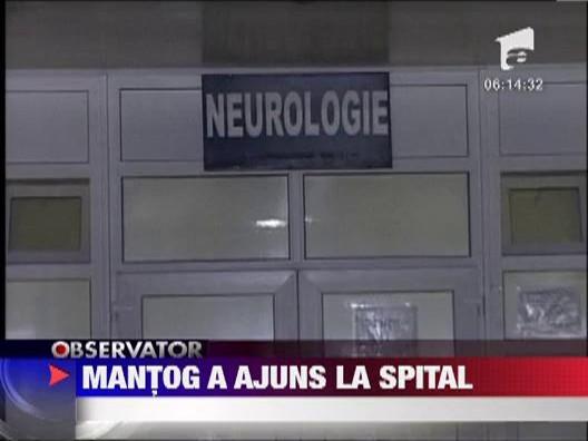 Ionel Mantog, internat de urgenta la spital