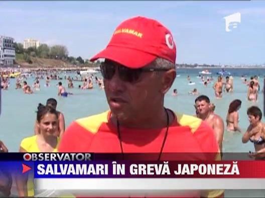 Salvamarii din Eforie au intrat in greva japoneza