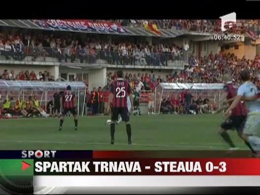 VIDEO! Europa League: Spartak Trnava - Steaua 0-3/ Ros-albastrii se califica la pas in play-off