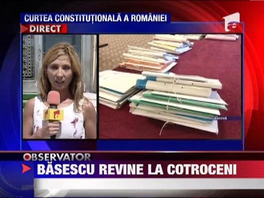 OFICIAL: Referendumul a fost invalidat! Traian Basescu se intoarce la Cotroceni!