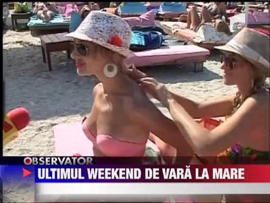 Ultimul weekend de vara aduce o mare de turisti pe litoral