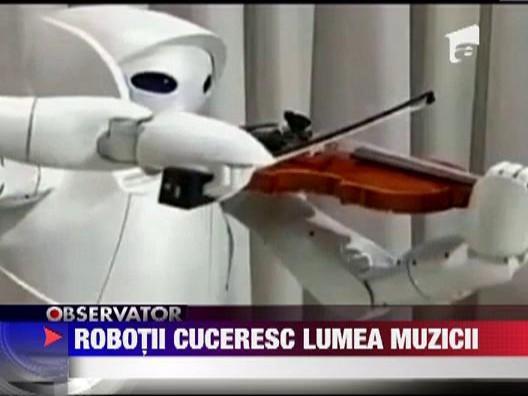 Robotii cuceresc lumea muzicala! Prima orchestra a fost infiintata in Georgia
