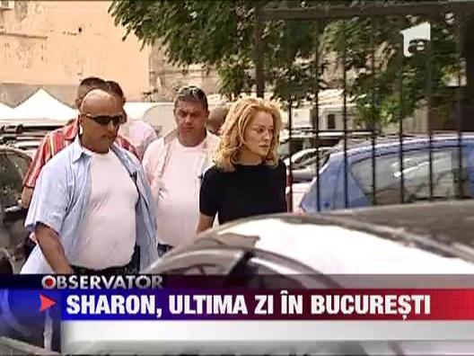 Sharon Stone se pregateste de plecare. Maine va incheia filmarile din Romania