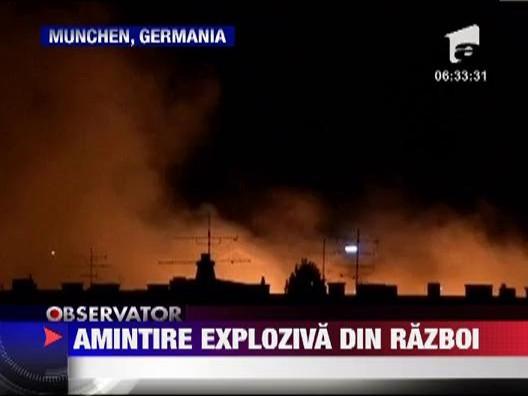Bomba din cel de-Al Doilea Razboi Mondial, detonata in Munchen