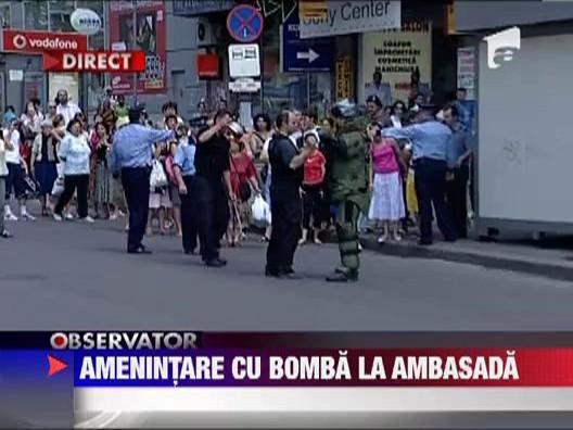 Amenintarea cu bomba la ambasada Ungariei a fost alarma falsa