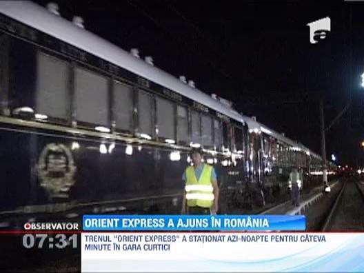 Calatorie in timp: Celebrul tren Orient Express a ajuns din nou in Romania!