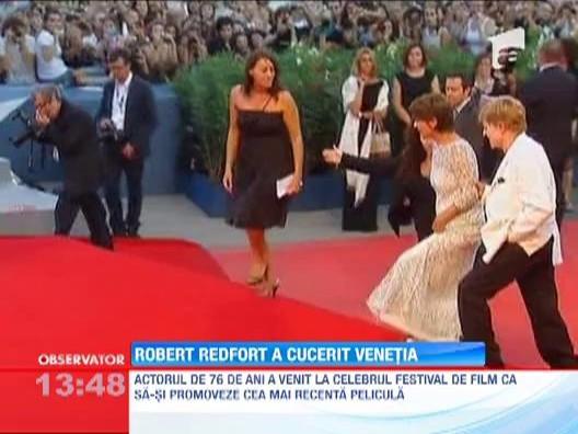 Actorul Robert Redford cucereste Venetia, cu noul thriller erotic 