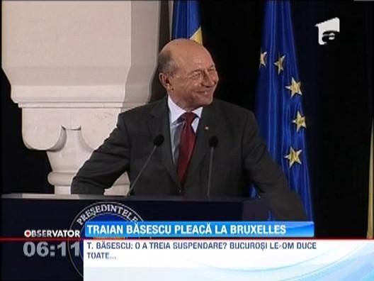 Traian Basescu se va intalni la Bruxelles cu liderii Uniunii Europene