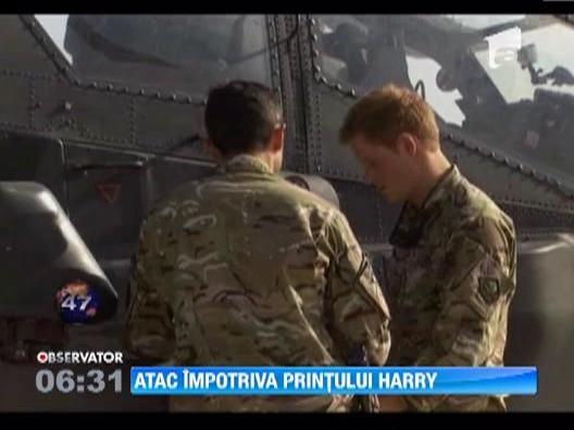 Atac asupra unei baze din Afganistan: Talibanii au incercat sa-l omoare pe Printul Harry