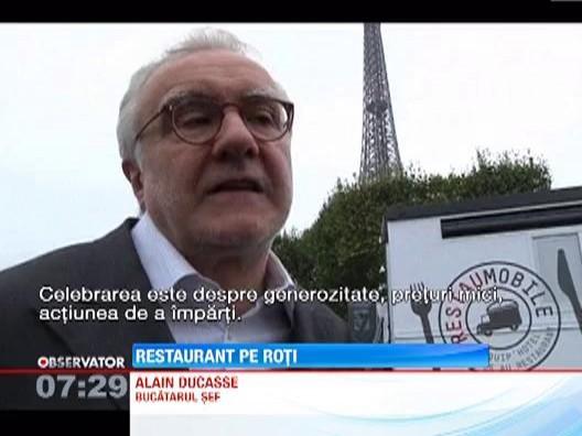 Un restaurant pe roti face furori in Paris. Ce parere au clientii din 