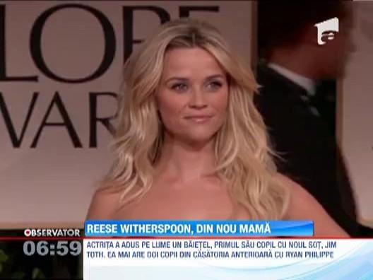 Reese Witherspoon, mama pentru a treia oara