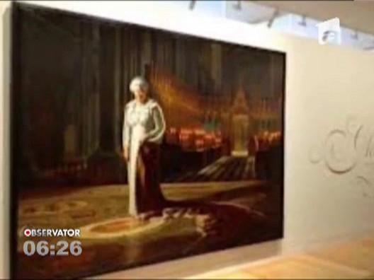 Singurul portret oficial al reginei Elisabeta a II-a a fost expus in Australia