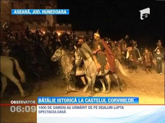 Iancu de Hunedoara si Vlad Tepes, readusi la viata intr-o batalie fictiva la castelul Corvinilor