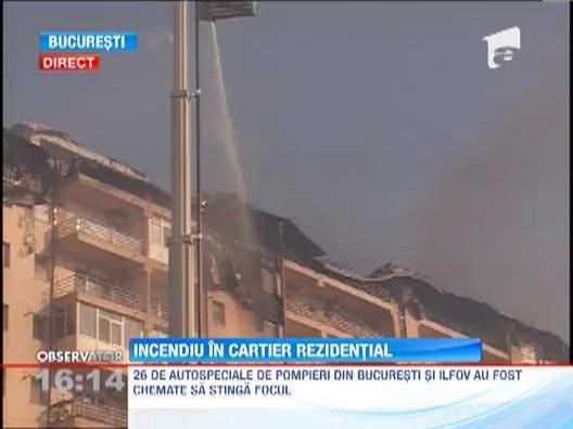 UPDATE! Aproape 100 de apartamente au fost distruse in urma incendiului de la complexul rezidential din Bucuresti