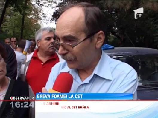 Disperare la Braila! Sase angajati ai CET sunt in greva foamei si alti 200 protesteaza