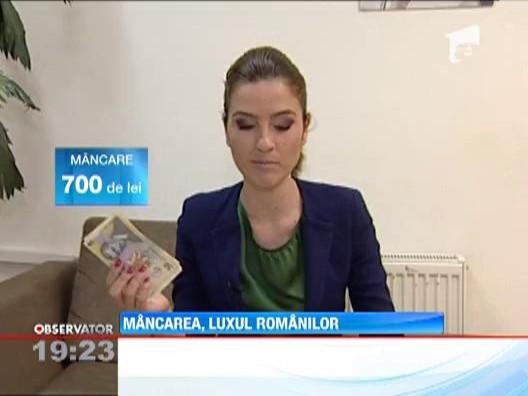 Romanii lucreaza ca sa manance! Cosul zilnic este principala grija a cumparatorului roman