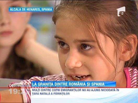 Copiii romanilor din Spania au probleme de adaptare la intoarcerea in tara