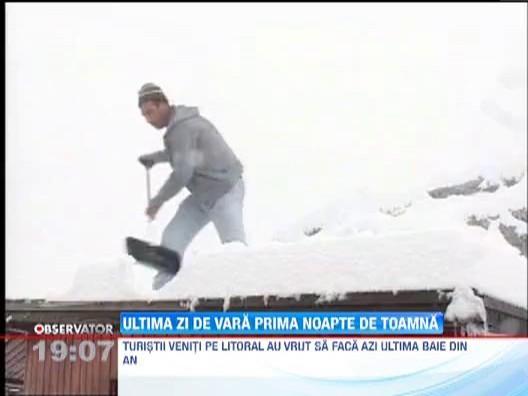 Toamna a venit cu temperature negative la Miercurea Ciuc