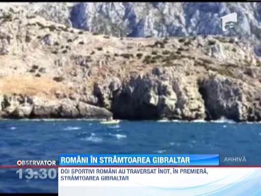 VIDEO. Record impresionant: Doi romani au traversat inot stramtoarea Gibraltar