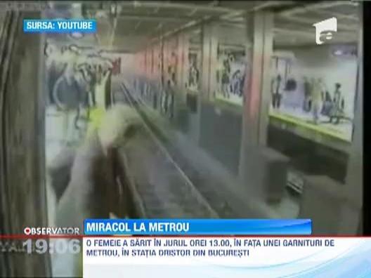 O femeie s-a aruncat in fata metroului, la statia Dristor 1