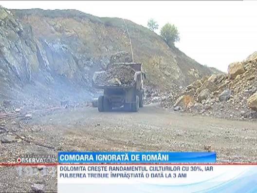 Resursele de dolomita din Harghita ar putea scoate agricultura romaneasca din impas
