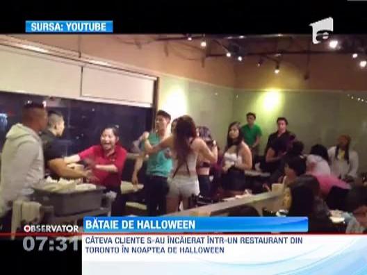 Doua femei au provocat o bataie cu farfurii intr-un restaurant din Toronto