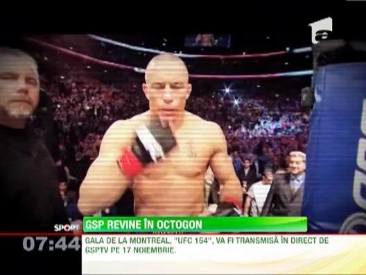 MMA: Lupta pentru titlul mondial la categoria semimijlocie, in UFC 154, in direct la GSPTV, pe 17 noiembrie!